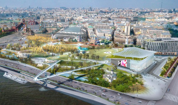 Свое 870-летие Москва встретит в 2017 году в новом парке «Зарядье»